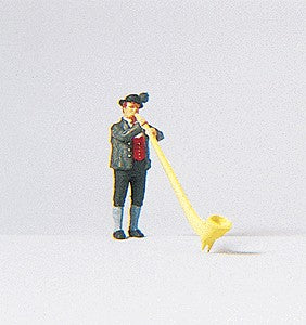 Preiser 29034 HO Alpine Horn Blower Figure