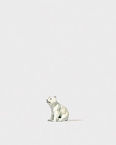 Preiser 29500 HO Animals - Young Polar Bear Figure