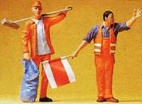 Preiser 45008 G Road Workers Figures (Set of 2)