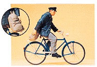 Preiser 45067 G Farmer on Bicycle Figure