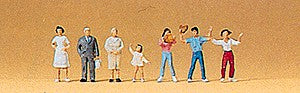Preiser 79079 N At The Sweets Stall Figures (Set of 7)