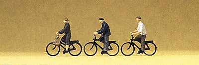 Preiser 79087 N Bicycle Riders Figures (Set of 3)