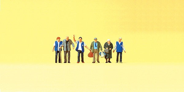 Preiser 79216 N Travelers Aid Figures (Set of 6)