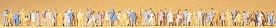 Preiser 79251 N Painted Assorted Passengers Figures (Set of 60)