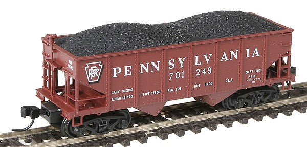 Bowser 37664 N Scale Pennsylvania RR 2-Bay Hopper Car #701249