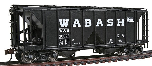 Bowser 40404 HO Scale Wabash 70-Ton 2-Bay Covered Hopper #30093