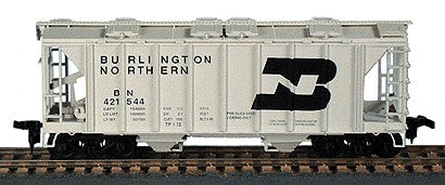 Bowser 56101 HO Burlington Northern ACF 70Ton 2 Bay Covered Hopper Kit