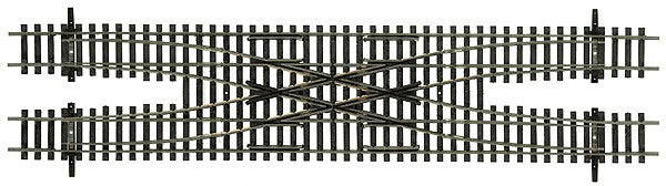 Shinohara Track 111 HO Code 100 Nickel Silver #4 Double Crossover Switch Turnout