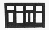 Smalltown USA 699-0002 HO 20' Front Store Wall with Flush Entry