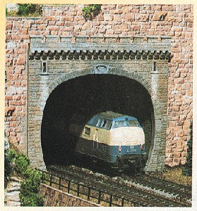 Vollmer 2502 HO Double Tunnel Portal (Pack of 2)