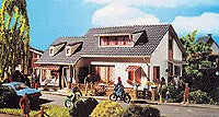 Vollmer 3723 HO House with Photo Shop Building Kit