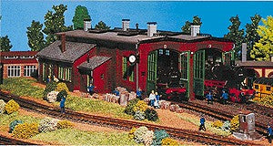 Vollmer 5752B HO Engine House 2-Stall Building Kit