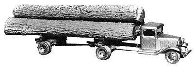 Wheel Works 96-112 HO 1934 Ford Log Truck with Logs Kit