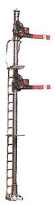 Tomar 842 HO Brass Assembled Double Headed 3-Position Semaphore Signal