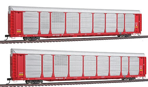 Walthers 932-240109 HO SOO Line Bi-Level Auto Carrier Limited-Run (Set of 2)