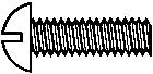 Walthers 947-1188 HO Nylon #4-40 X 3/4 Round Head Machine Screw (Pack of 12)