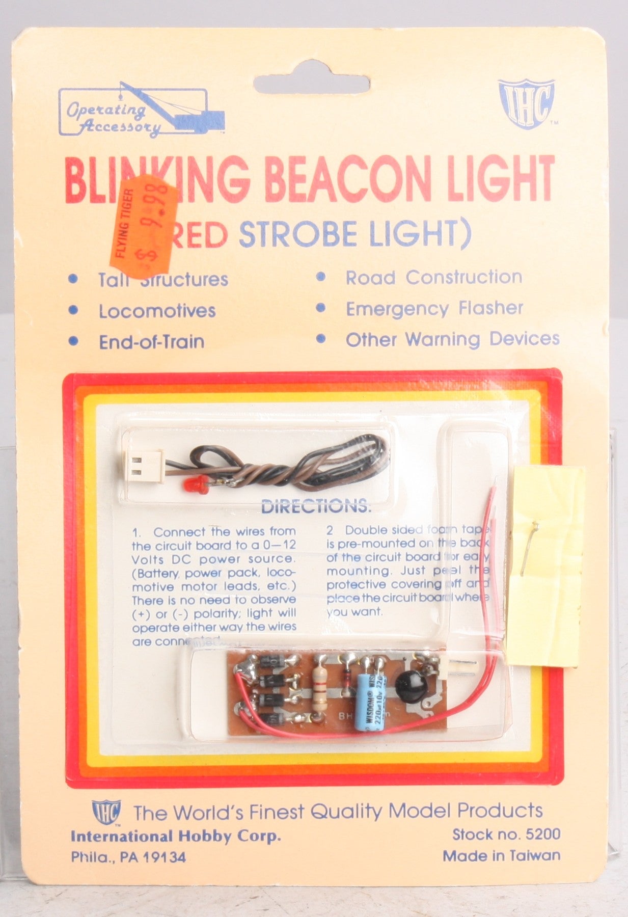 IHC 5200 Blinking Red Beacon Strobe Light