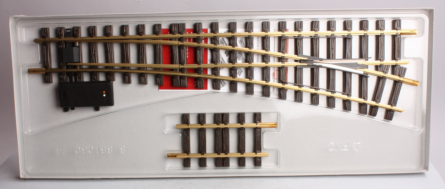 LGB 18050 G R5 15° Right Hand Manual Switch Turnout