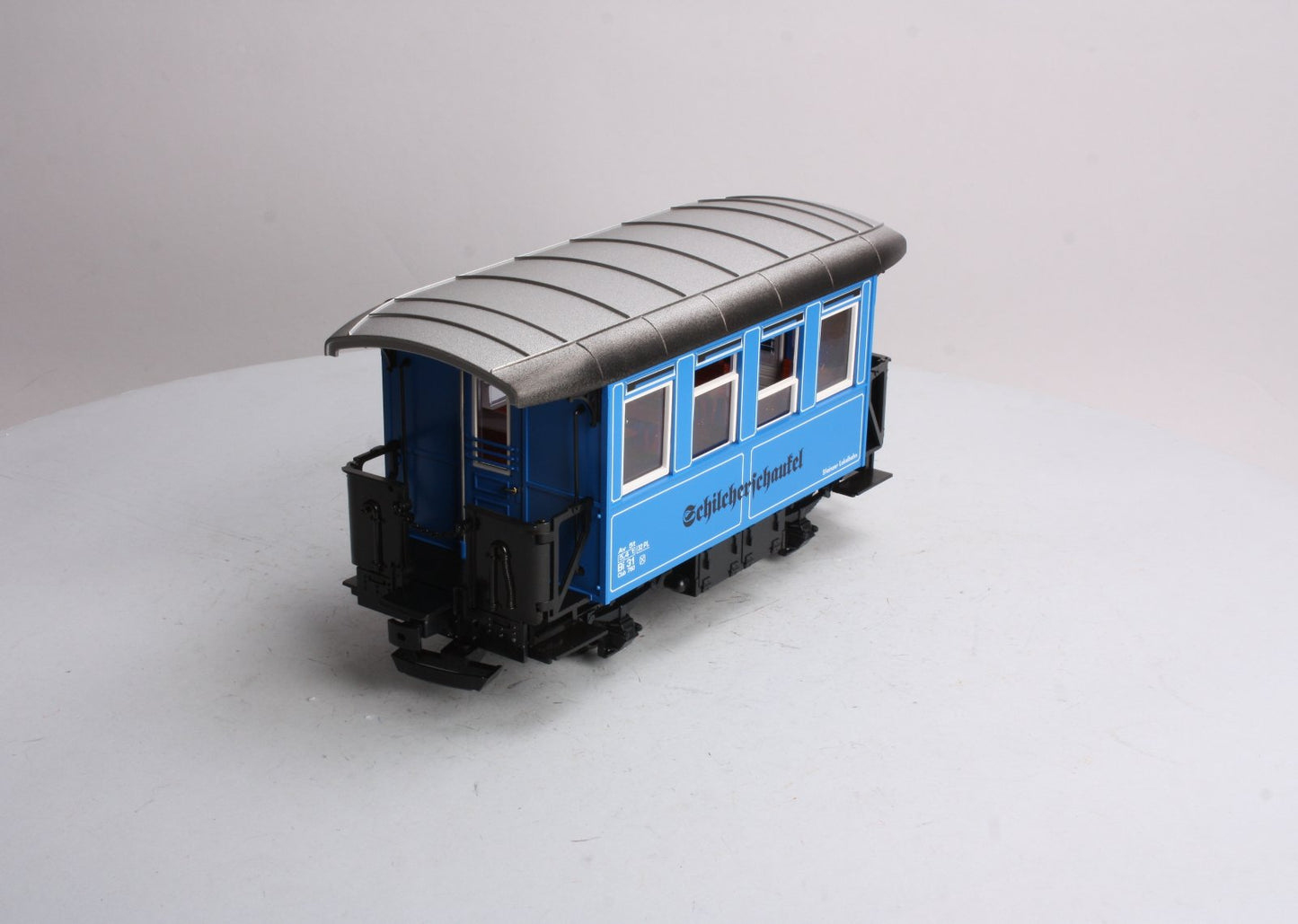 LGB 34073 G Blue Stainzer Lokalbahn Flascherlzug Car