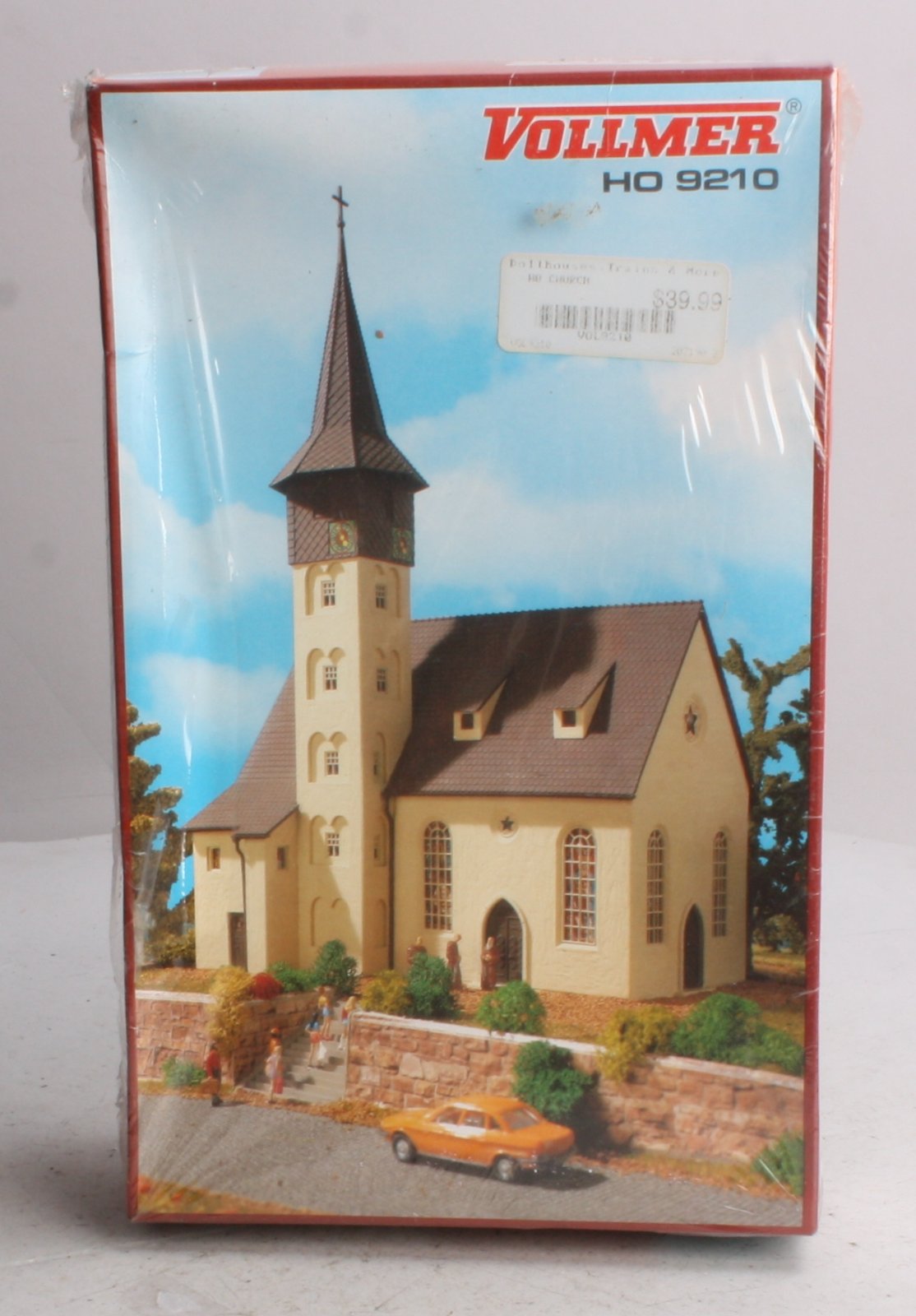 Vollmer 9210 HO Scale Church Plastic Model Building Kit