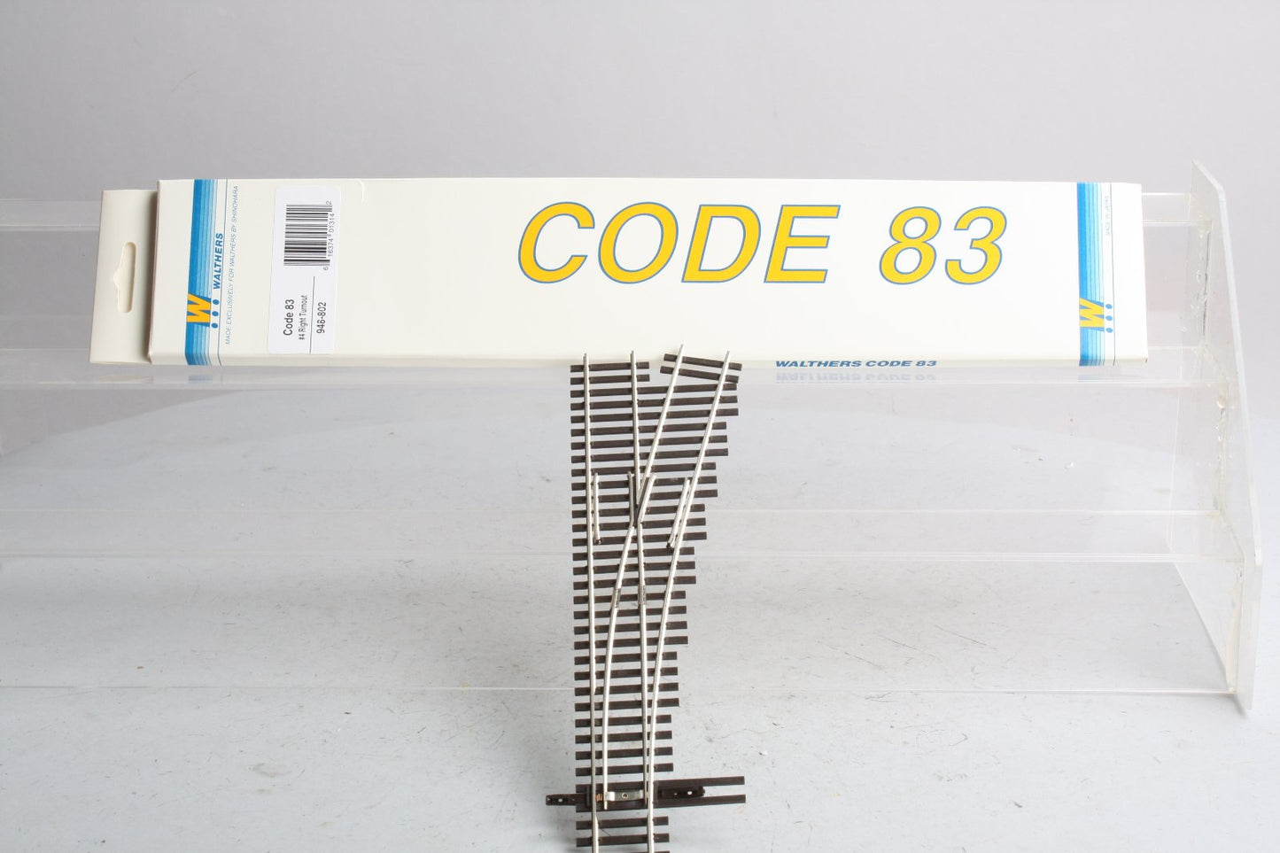 Walthers 948-802 HO Code 83 Nickel Silver #4 Right Hand Switch Turnout