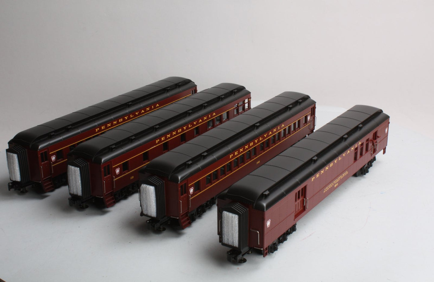 MTH 30-69115 O Pennsylvania RailKing 60' Madison Passenger Set (Set of 4)