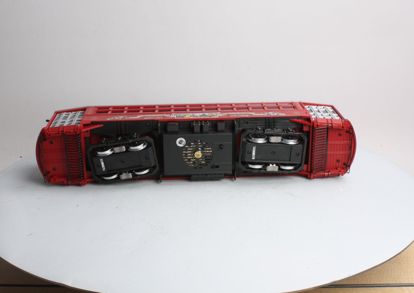 LGB 22382 G Scale Christmas Streetcar w/Sound - Metal Wheels