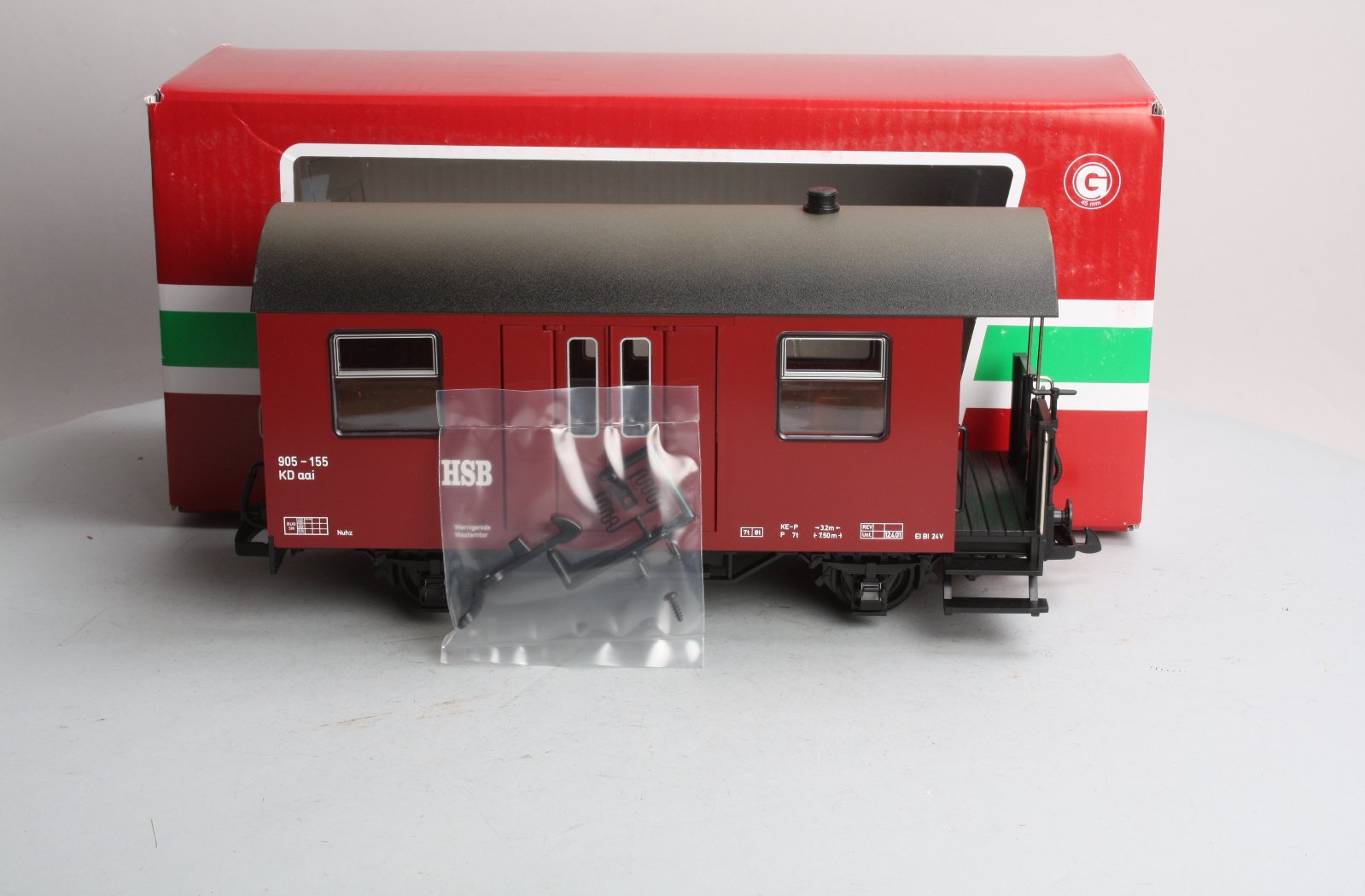 LGB 43520 HSB Baggage Car – Trainz