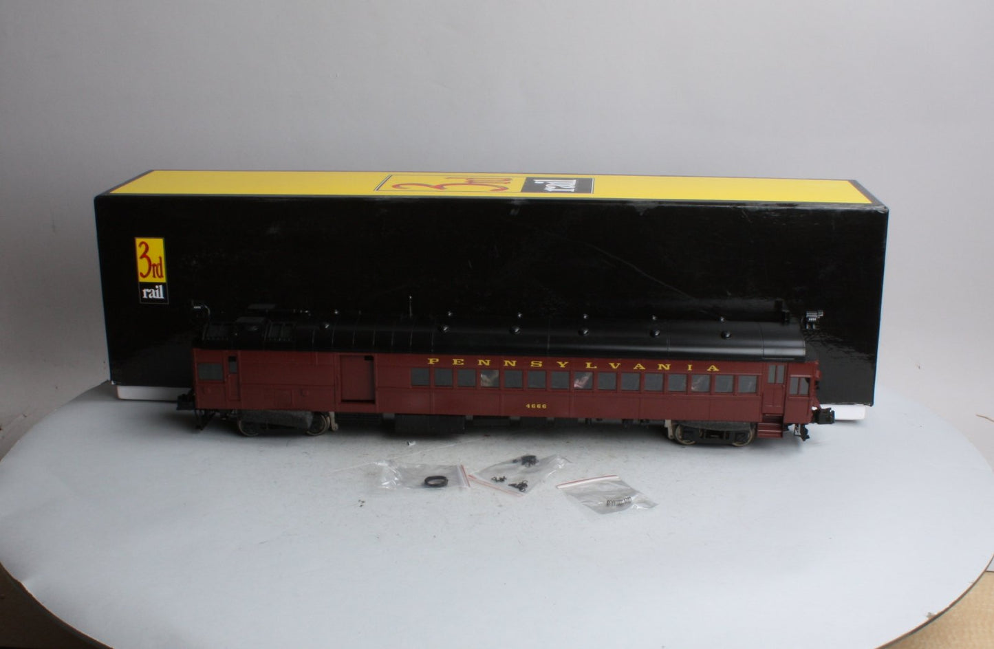 3rd Rail 3RPRRGE O Brass Pennsylvania Gas Electric Doodlebug #4666 - 3-Rail