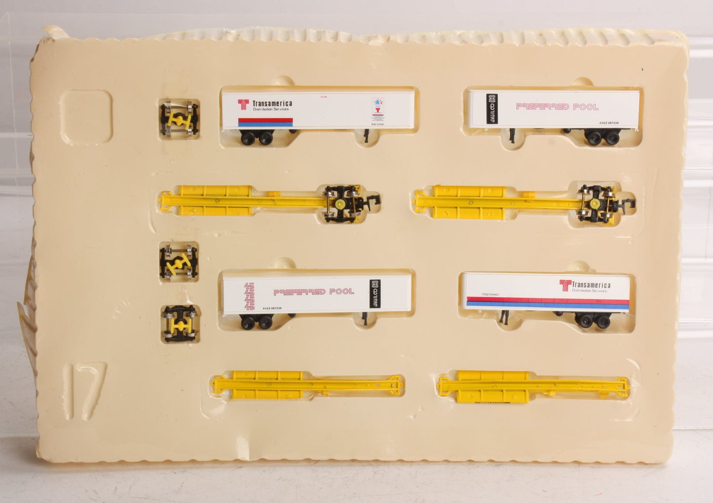 Con-Cor 0001-001902 N Scale Fuel Foiler 4-Car Set