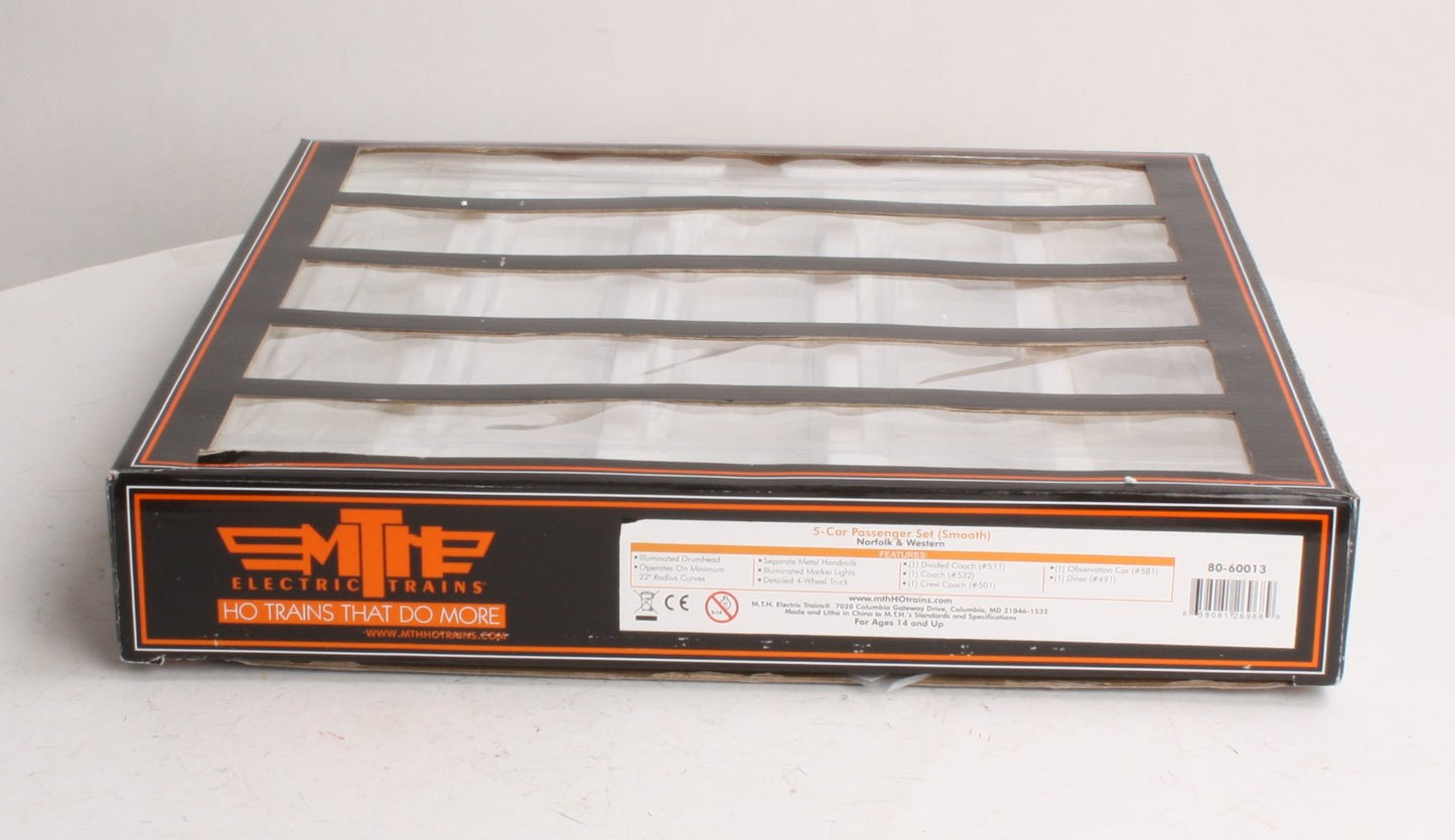 MTH 80-60013 HO Norfolk & Western Passenger Car Set (Set of 5)