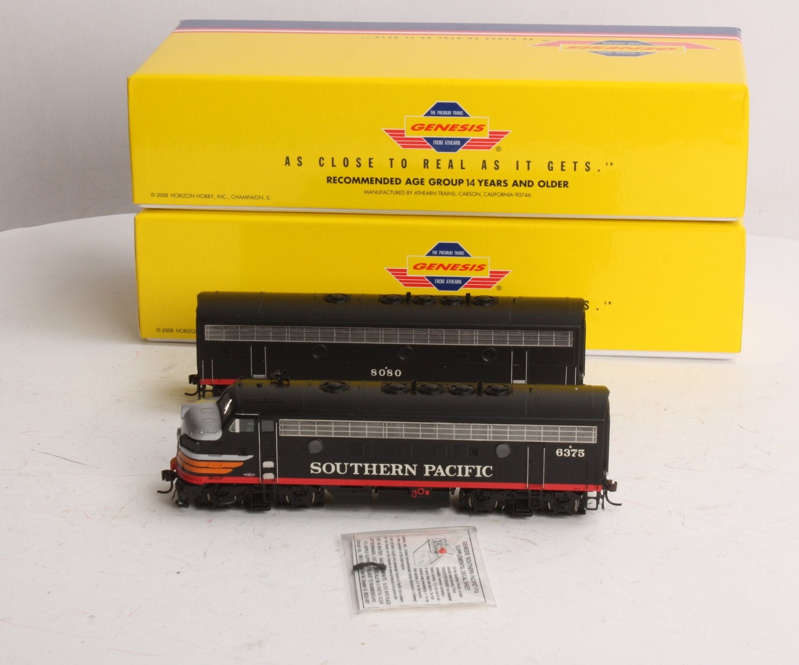 Athearn G22090 HO SP/Black Widow Modernized F7 A/B Diesel