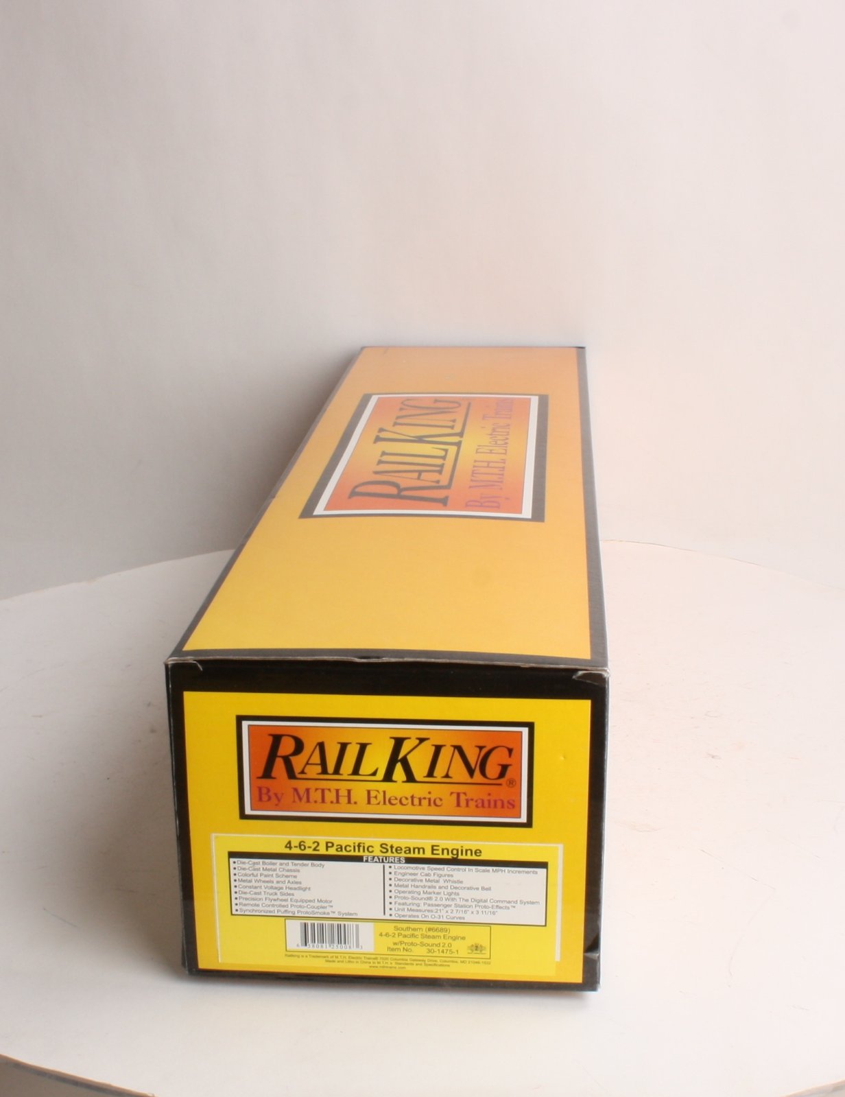 MTH 30-1475-1 Southern 4-6-2 Pacific Steam Engine & Tender w/PS2 #6689