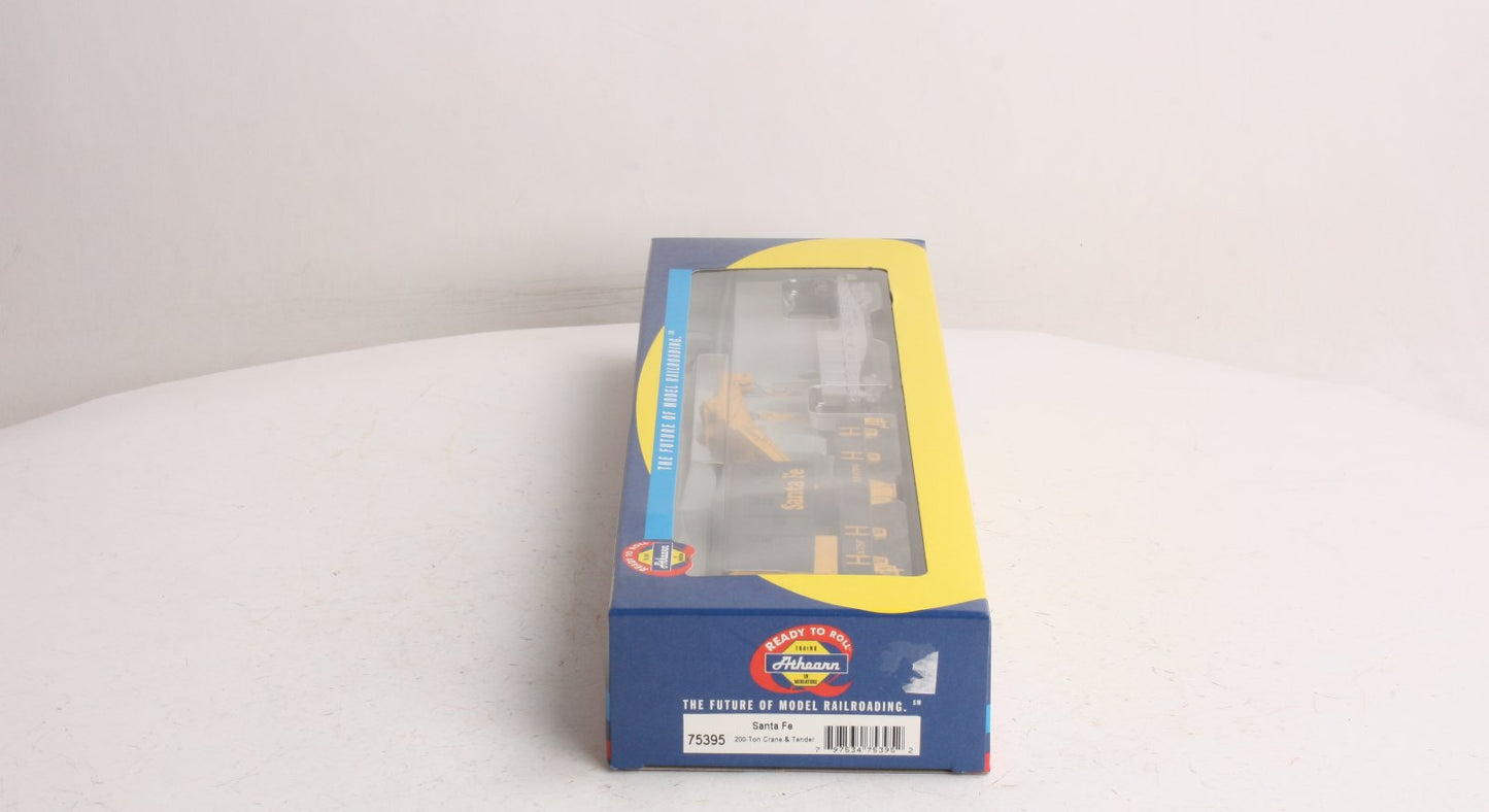 Athearn 75395 HO Santa Fe RTR 250-Ton Crane w/Tender #199796