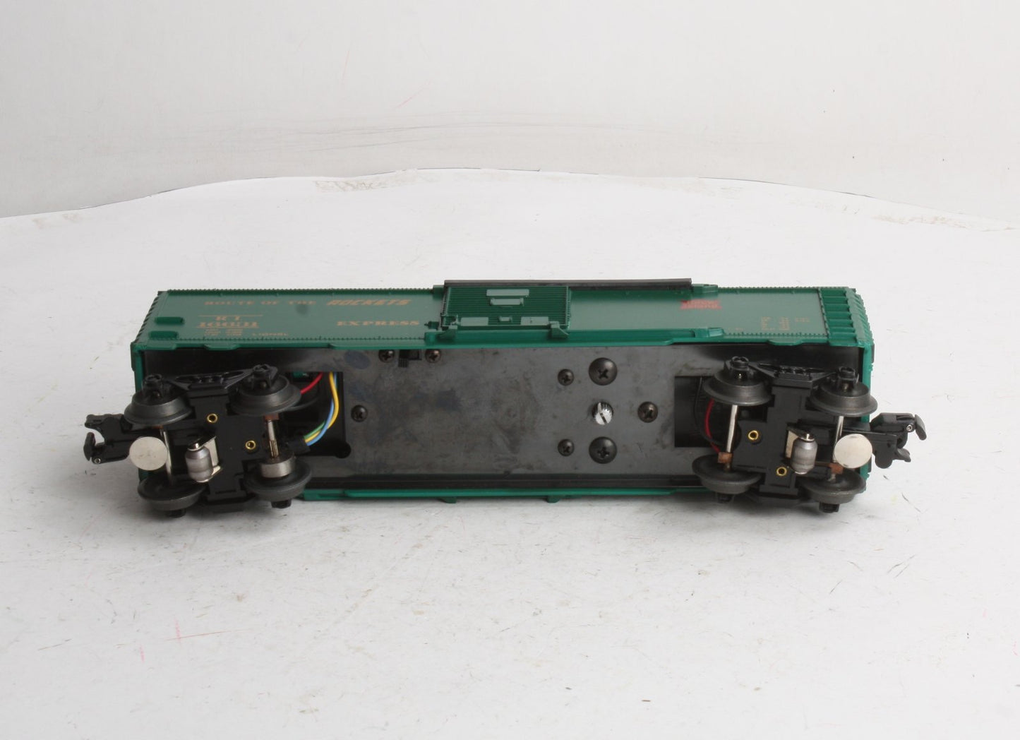 Lionel 6-16631 O Gauge Rock Island Boxcar with Steam Railsounds