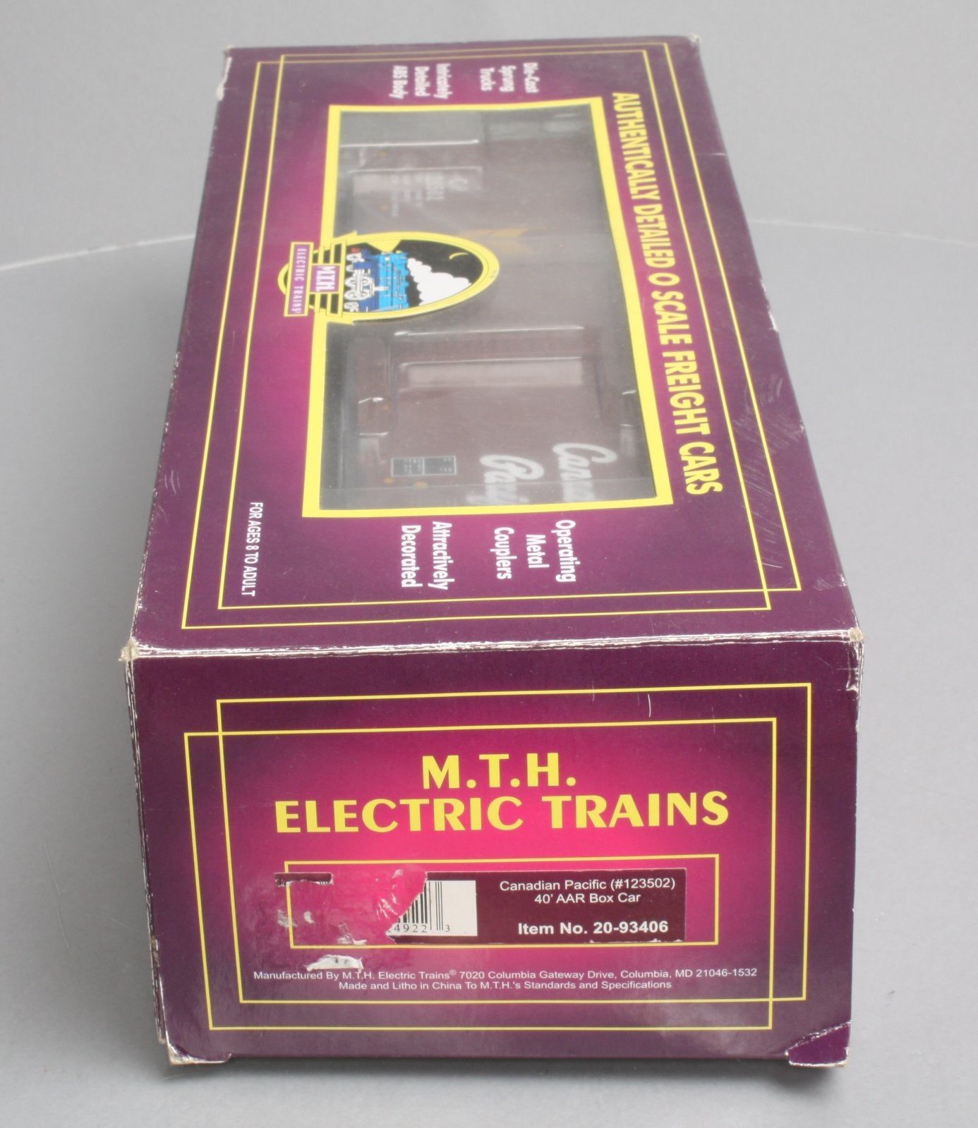 MTH 20-93406 Canadian Pacific 40’ AAR Box Car