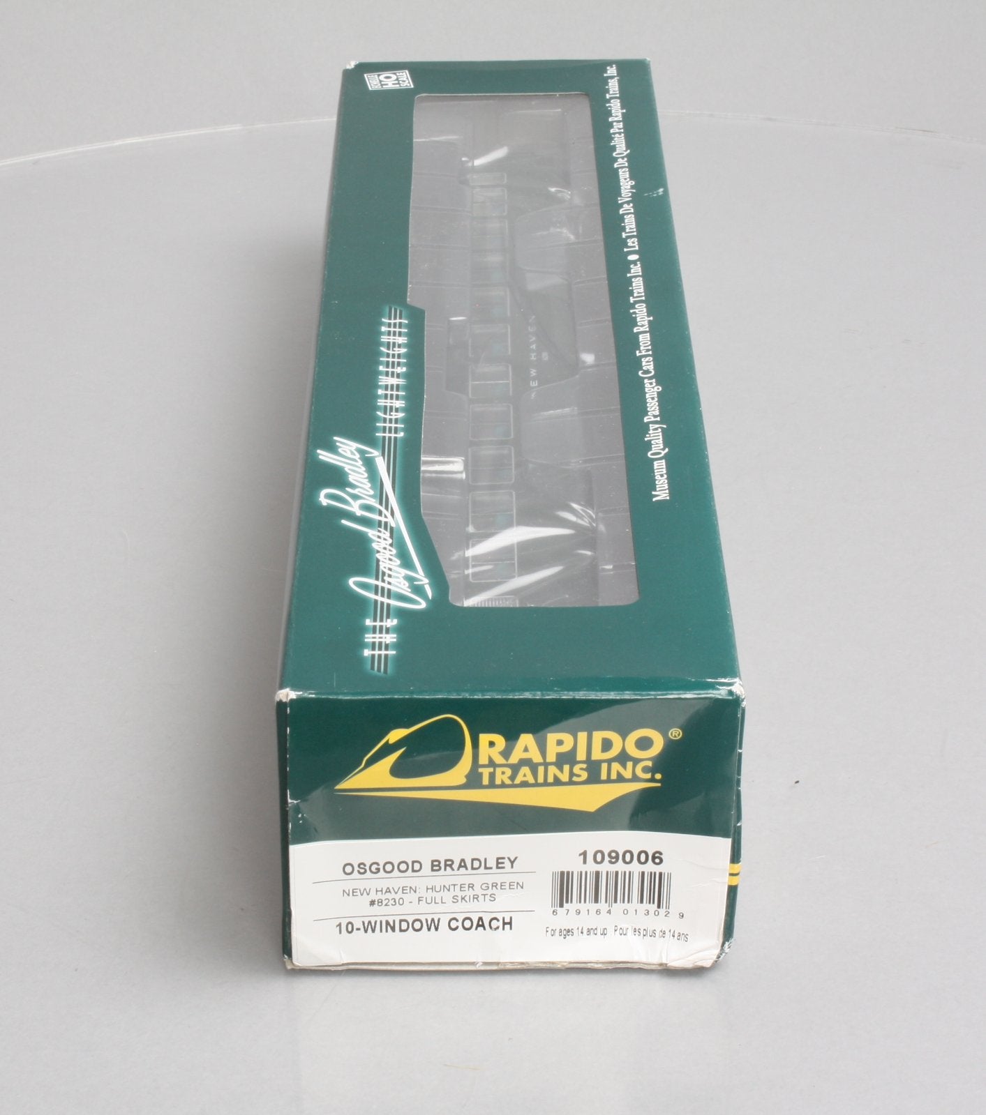 Rapido Trains 109006 HO New Haven 10-Window Coach Phase I #8230