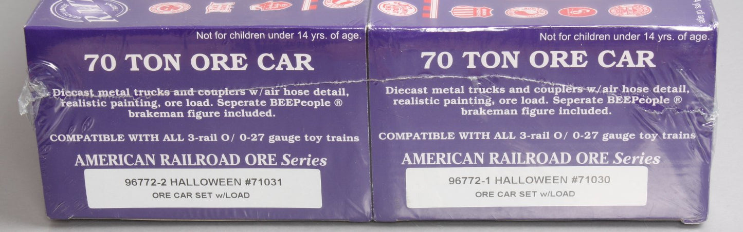 RMT 96772 O Gauge Halloween Ore Car (Set of 2)