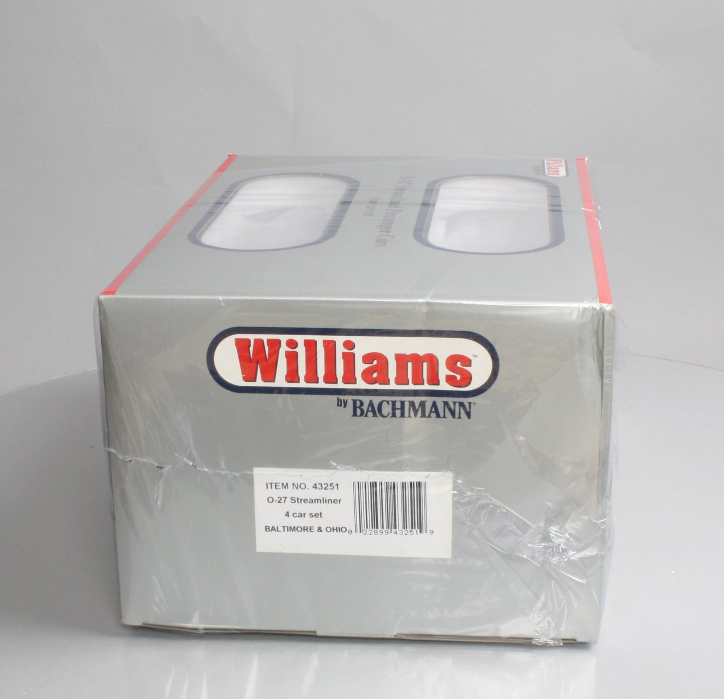 Williams 43251 Baltimore & Ohio O27 Streamline Passenger Car (Pack of 4)