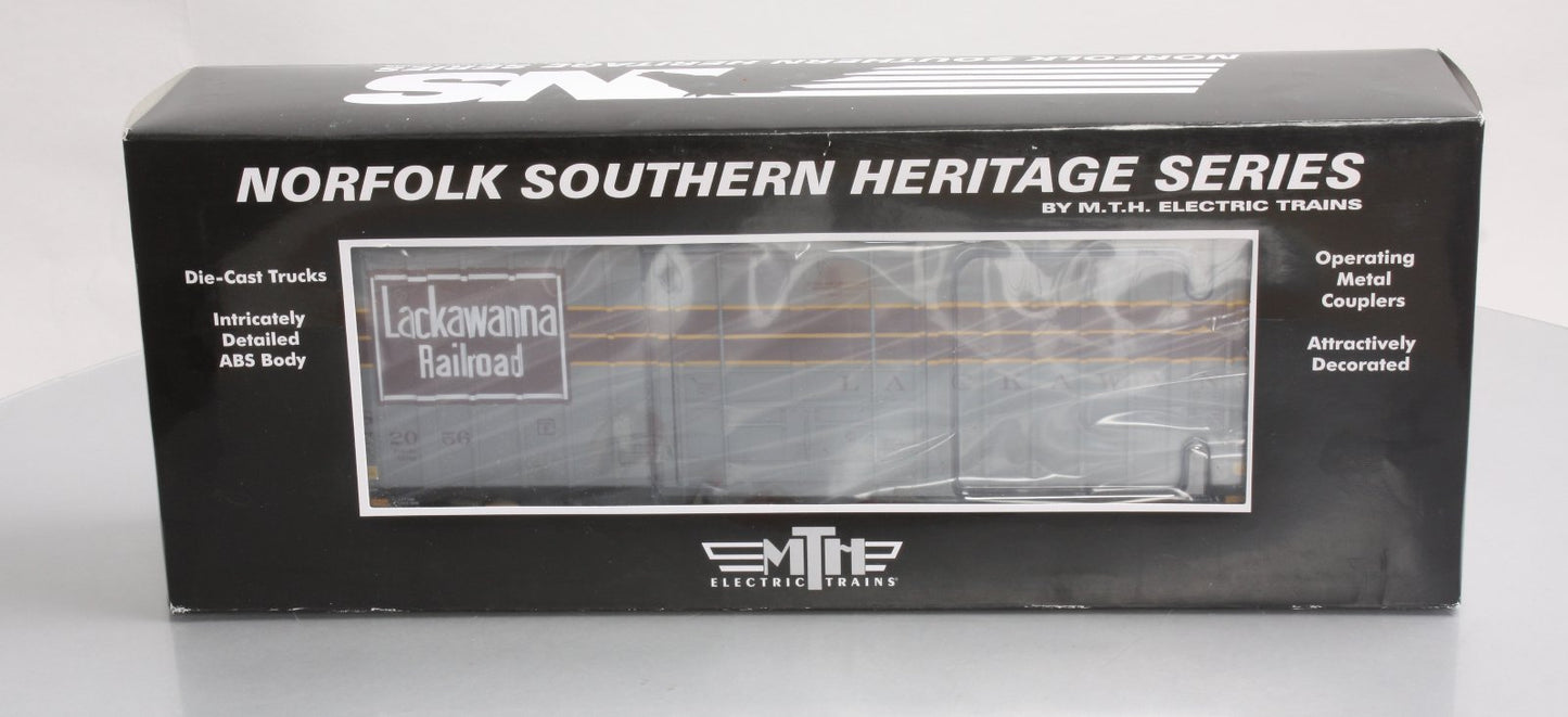 MTH 20-93579 O Lackawanna 50' Hi-Cube Boxcar #472056