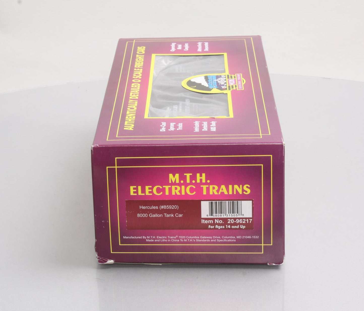 MTH 20-96217 Hercules 8,000 Gallon Tank Car #85920