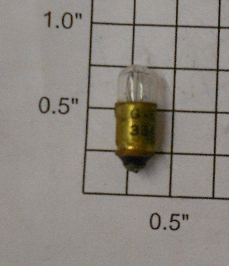 Acme 388 328 Volt Midget Grooved Base Clear Light Bulb