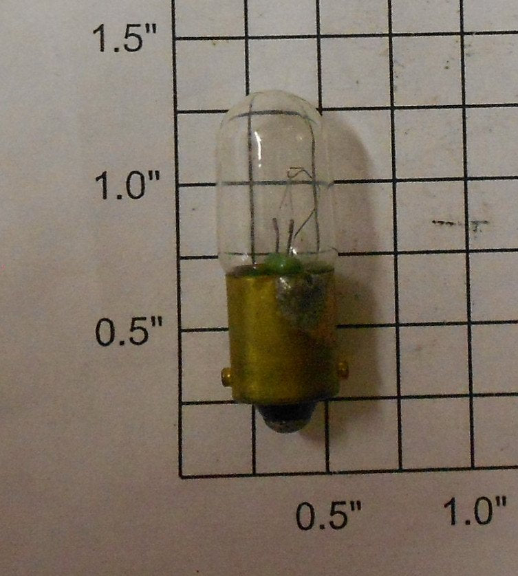 Acme 1835 5 Volt Bayonet Base Clear Tall Light Bulb