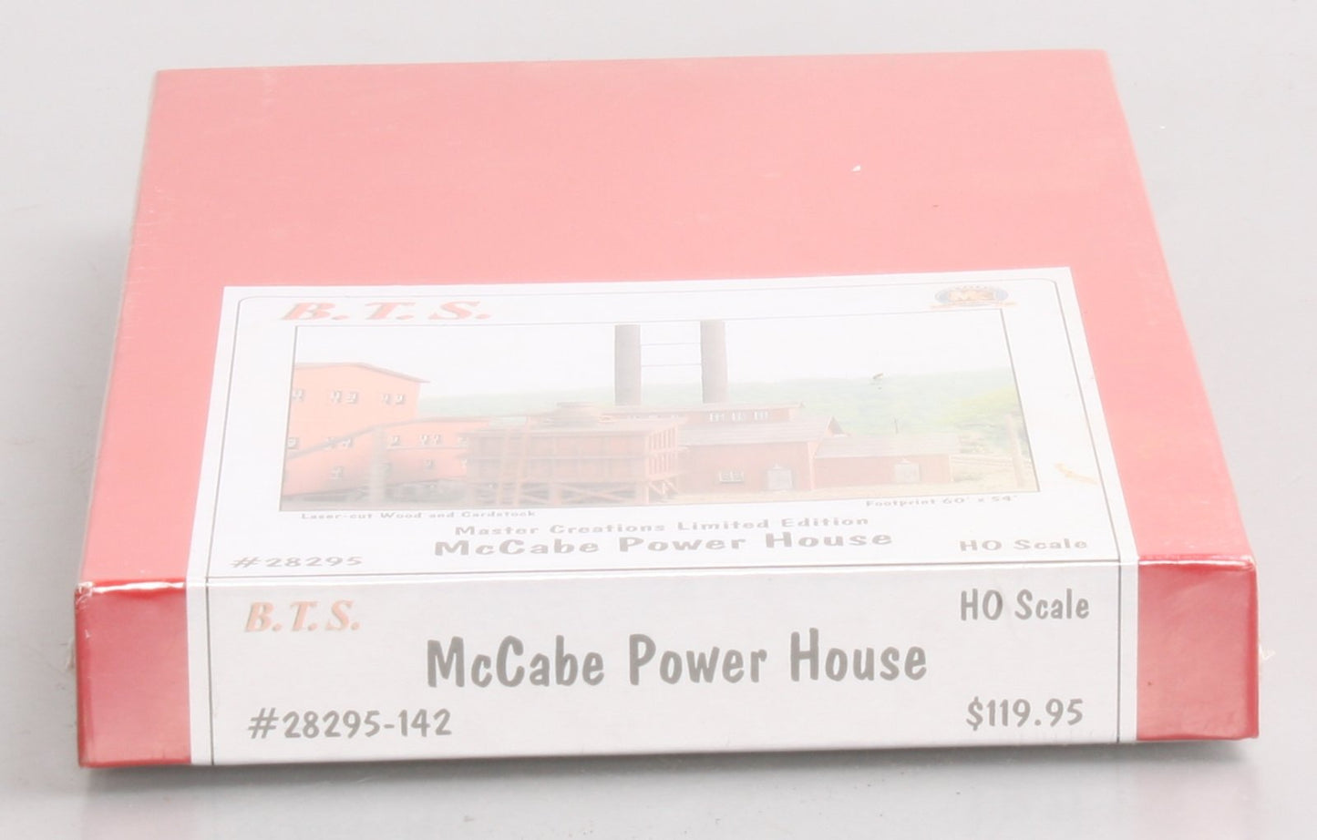 BTS 28295 HO Scale McCabe Power House Limited Edition Laser-Cut Craftsman Kit