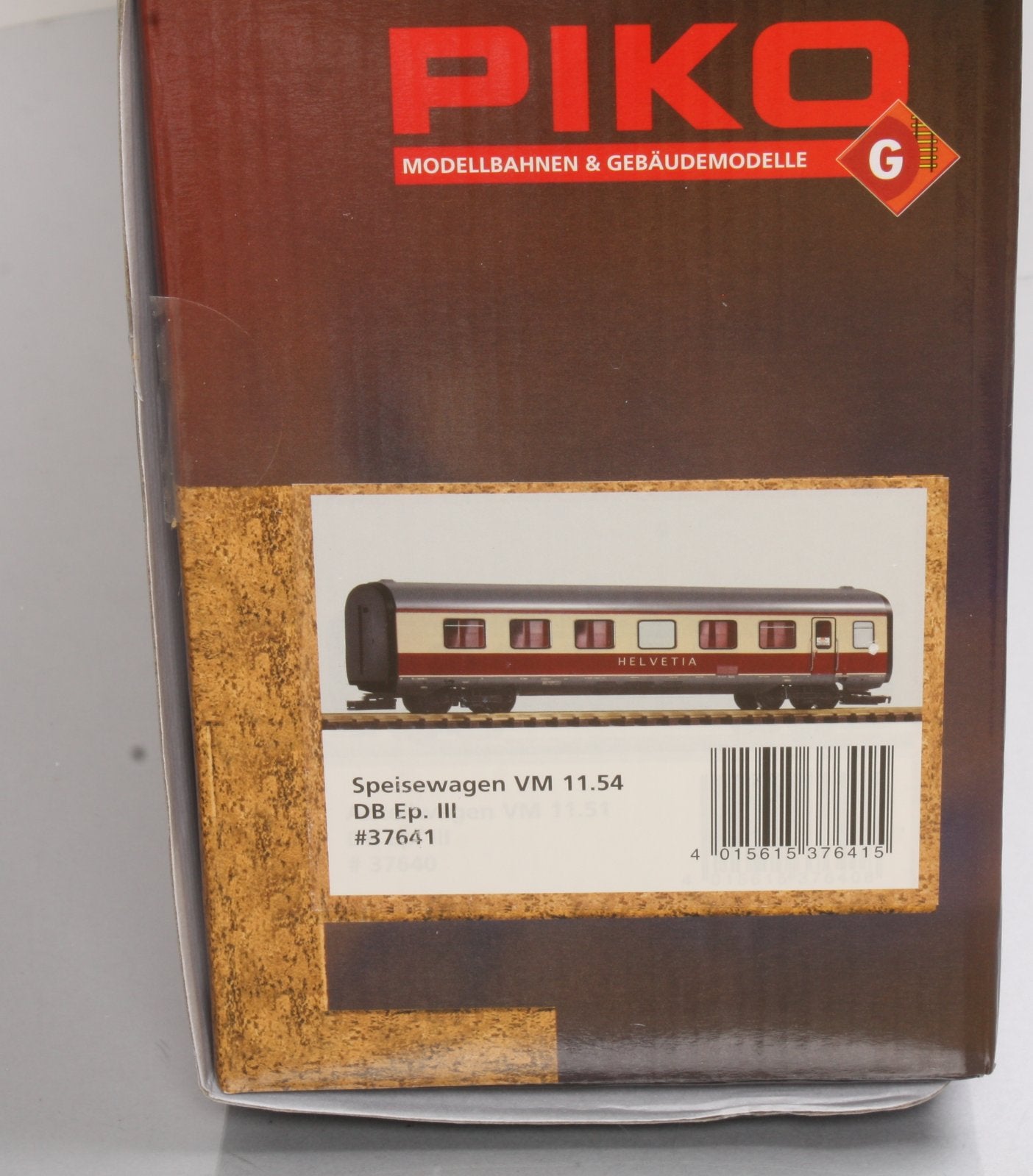 Piko 37641 G Scale DB "Helvetia" VM 11.53 Epoch III Buffet Car