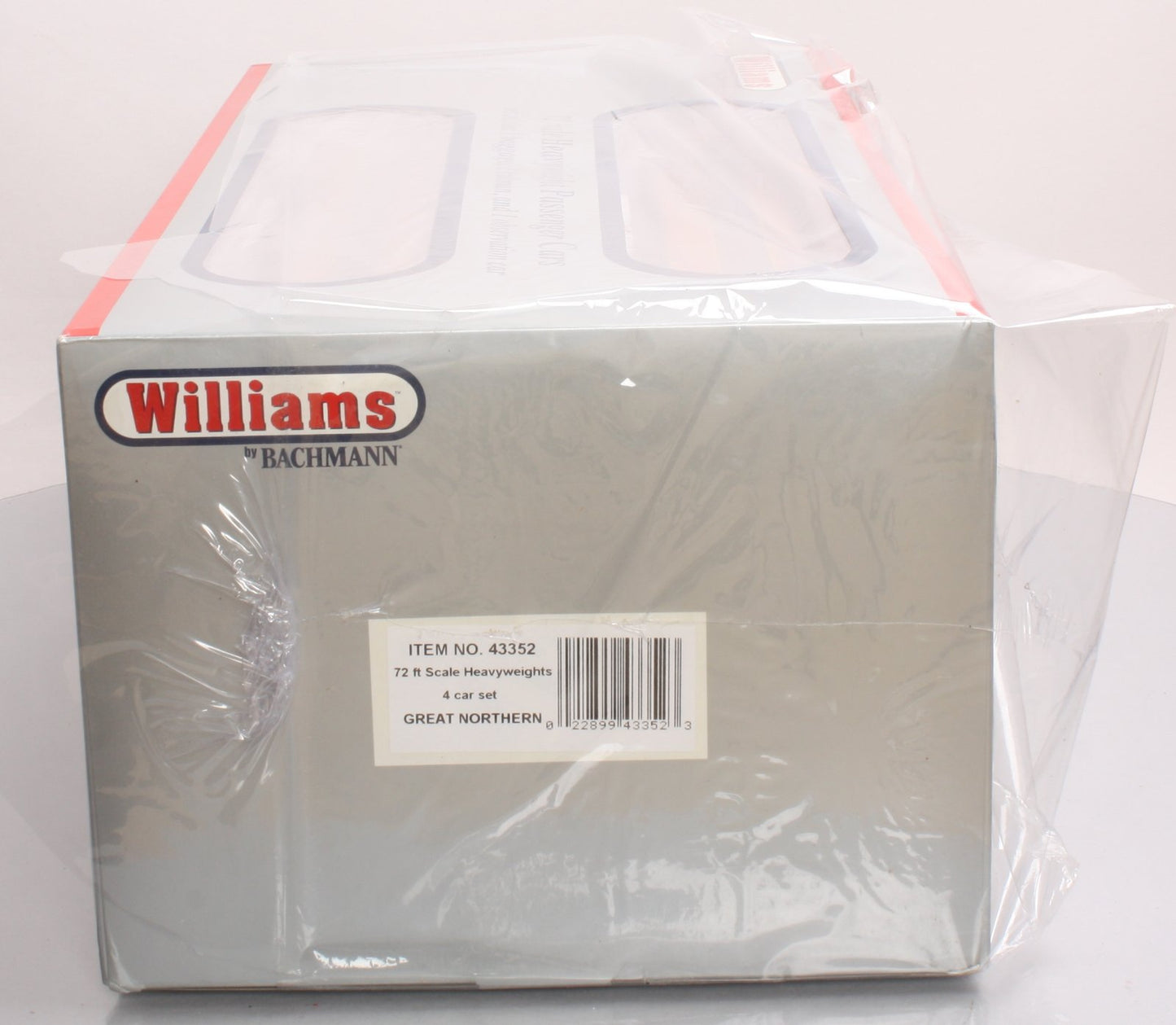 Williams 43352 Great Nothern 72 Ft. Heavyweight Passenger Car (Pack of 4)