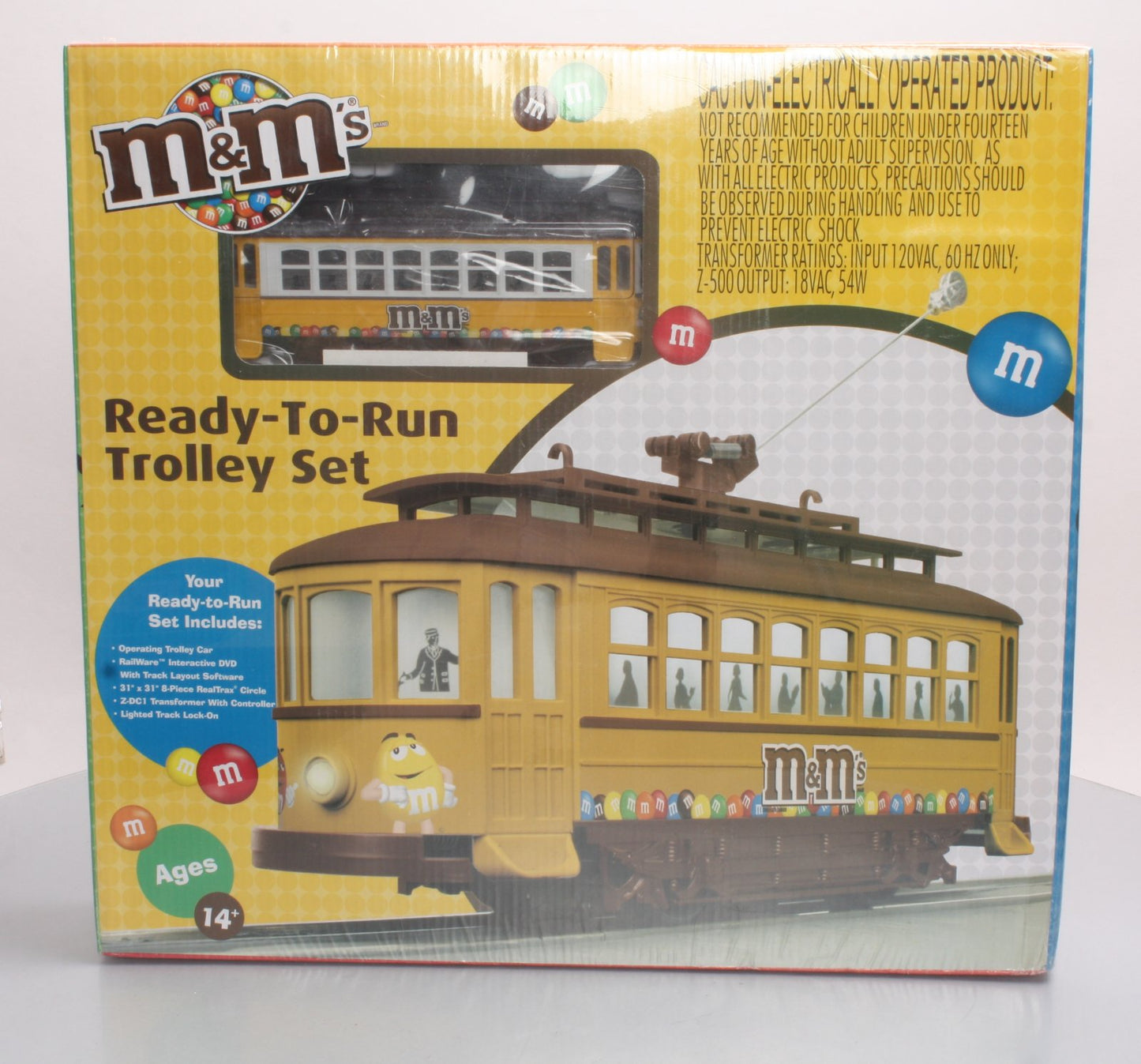 MTH 30-4191 MARS - M&M'Sr RailKing Trolley O Gauge Train Set