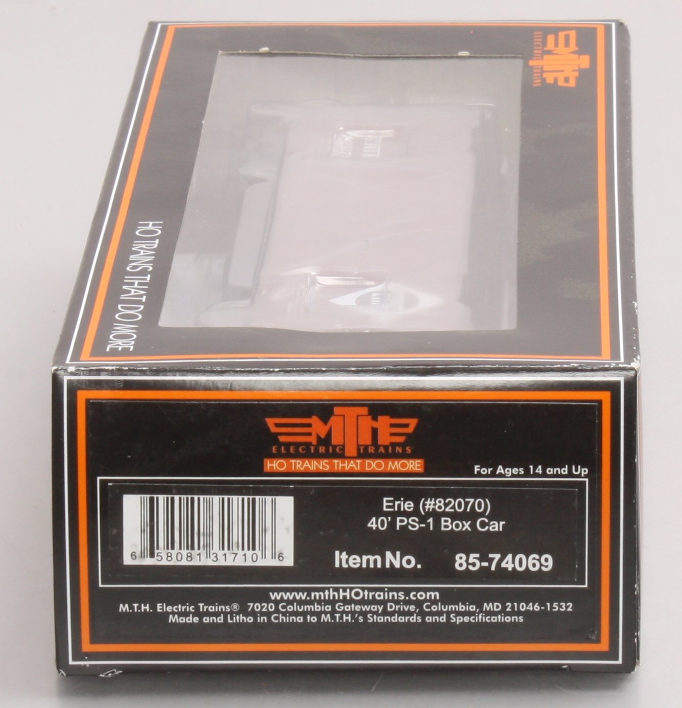 MTH 85-74069 HO Scale Erie 40' PS-1 Boxcar #82070