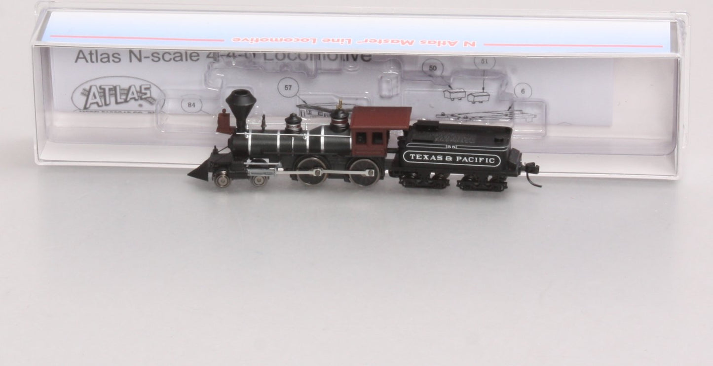 Atlas 40000735 N Scale Texas & Pacific 4-4-0 Steam Locomotive #55