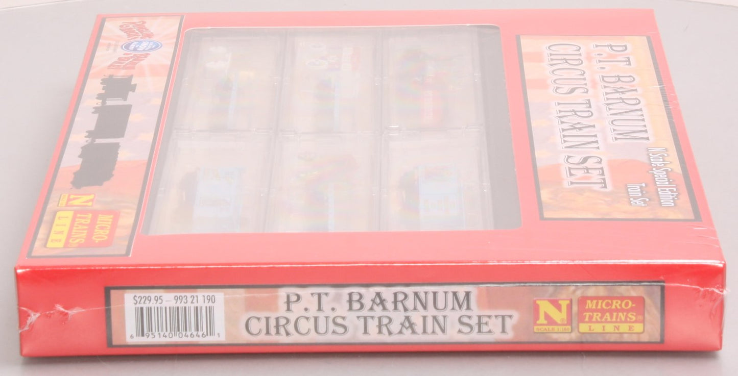 Micro-Trains 99321190 P.T. Barnum Circus N Gauge Steam Train Set